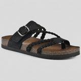 Hayleigh | Orthopaedic Braided Leather Sandal