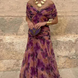 Christine | Long Floral Dress