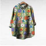 Emilie | Elegant Patterned Shirt
