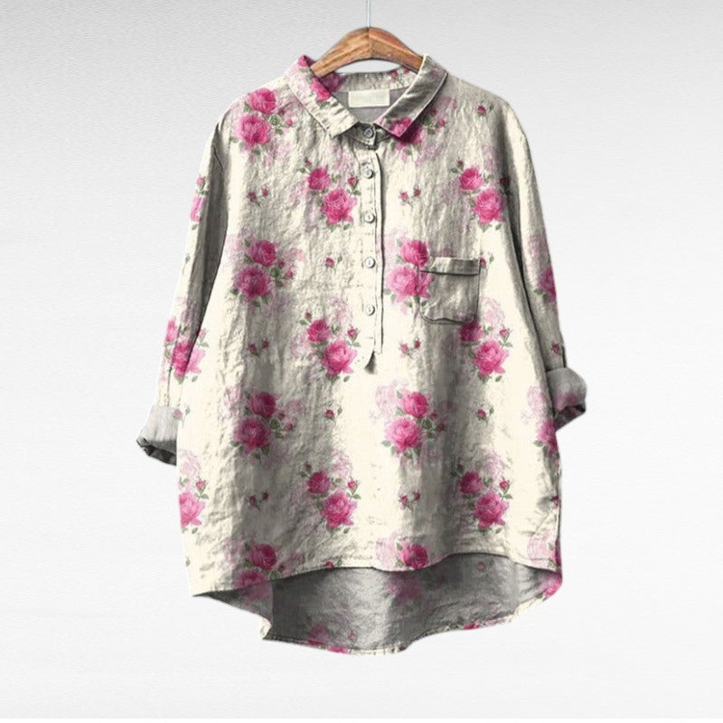 Emilie | Elegant Blouse with Pattern