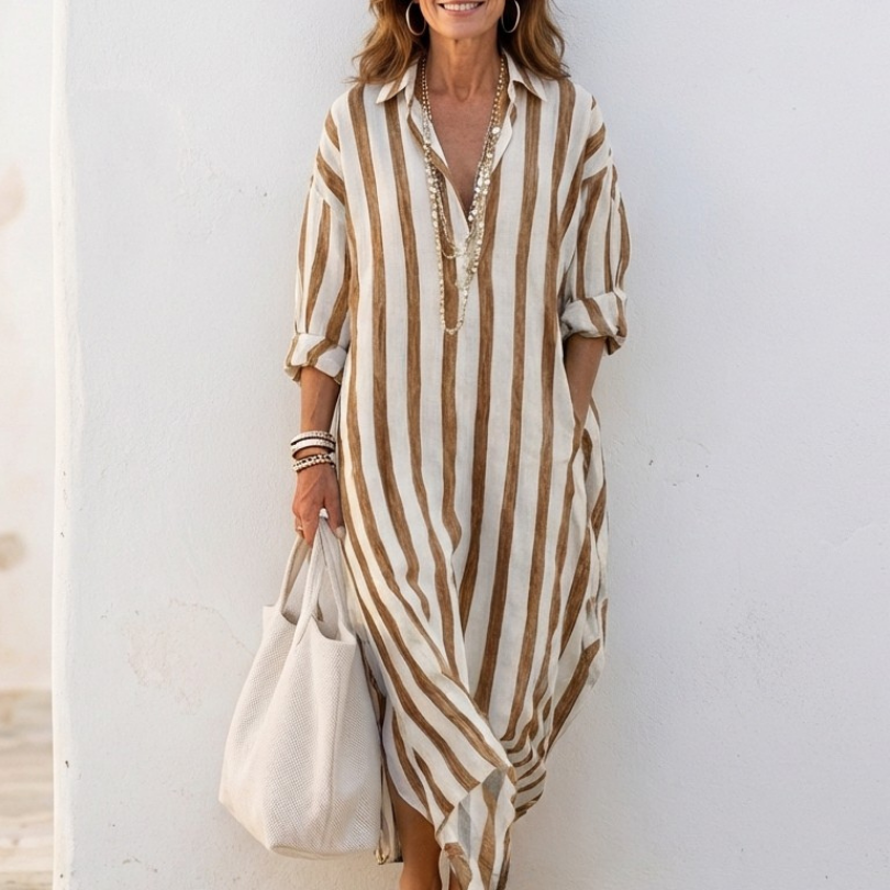 Naomi | Striped Dress