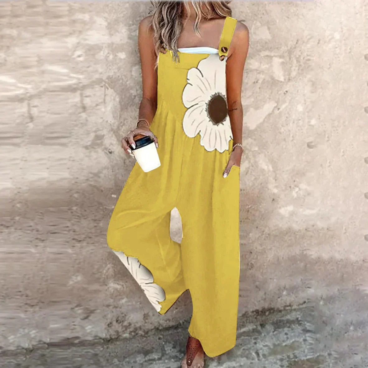 Charlotte | Comfortable Printed Overalls