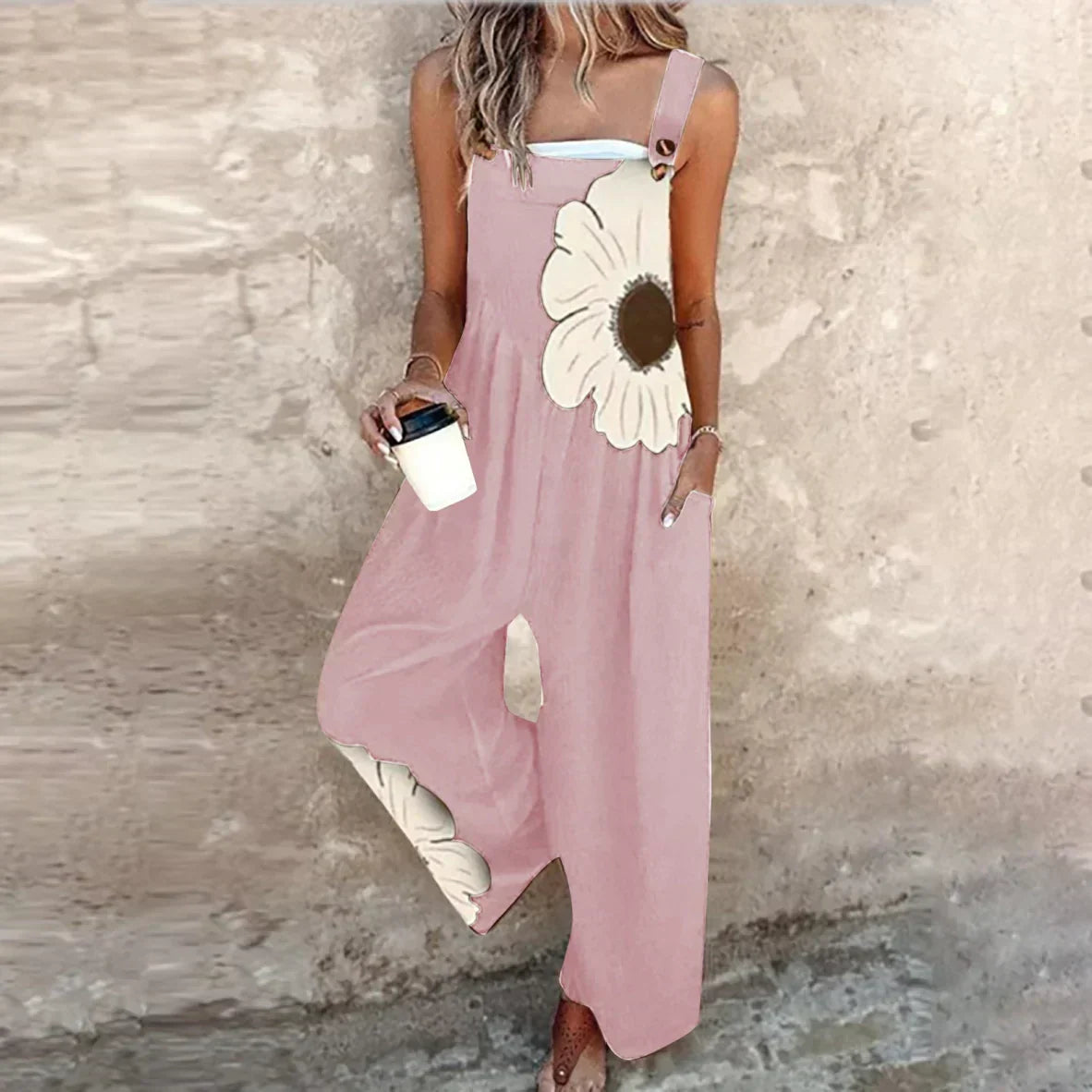 Charlotte | Comfortable Printed Overalls