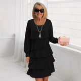 Madeleine | Elegant Flowing Dress with Ruffles
