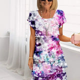 Françoise | Elegant Flowing Dress with Ruffles