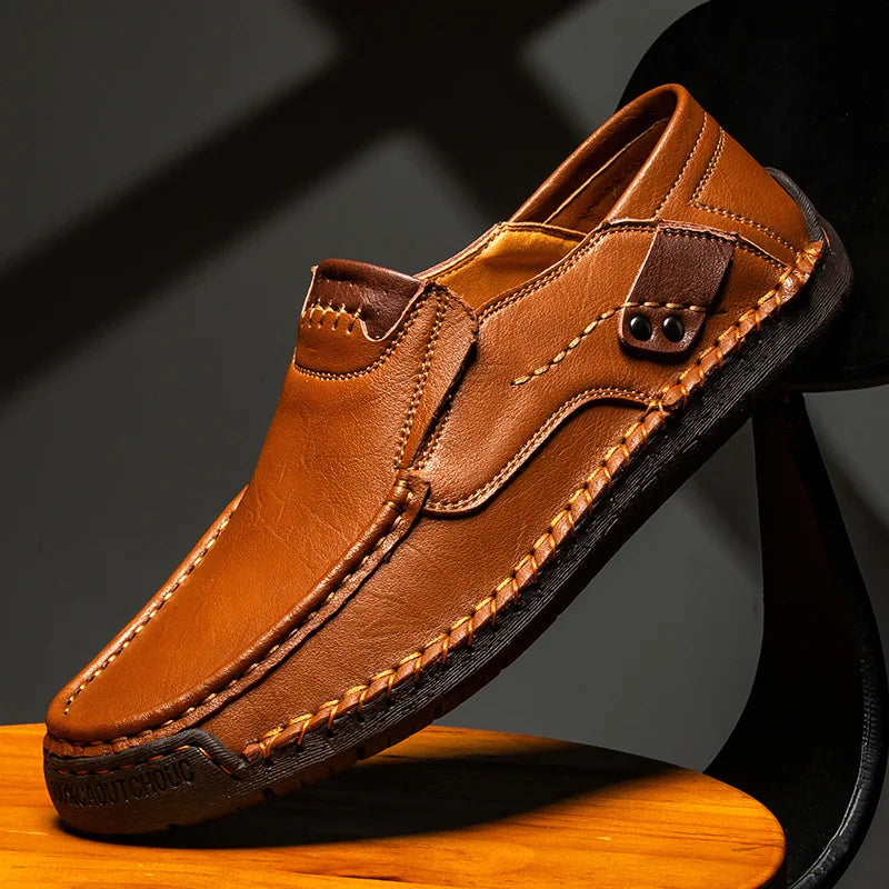Liam | Classic Leather Loafers