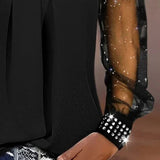 Nina | Elegant Glitter Knit Top