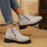 Frida – Platform Ankle Boot with Thick Sole for Autumn & Winter