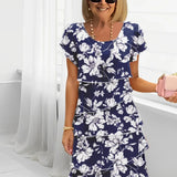 Monique | Elegant Flowing Dress with Ruffles
