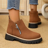 Frida – Platform Ankle Boot with Thick Sole for Autumn & Winter