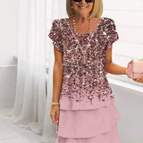 Claire | Elegant Flowing Dress with Ruffles