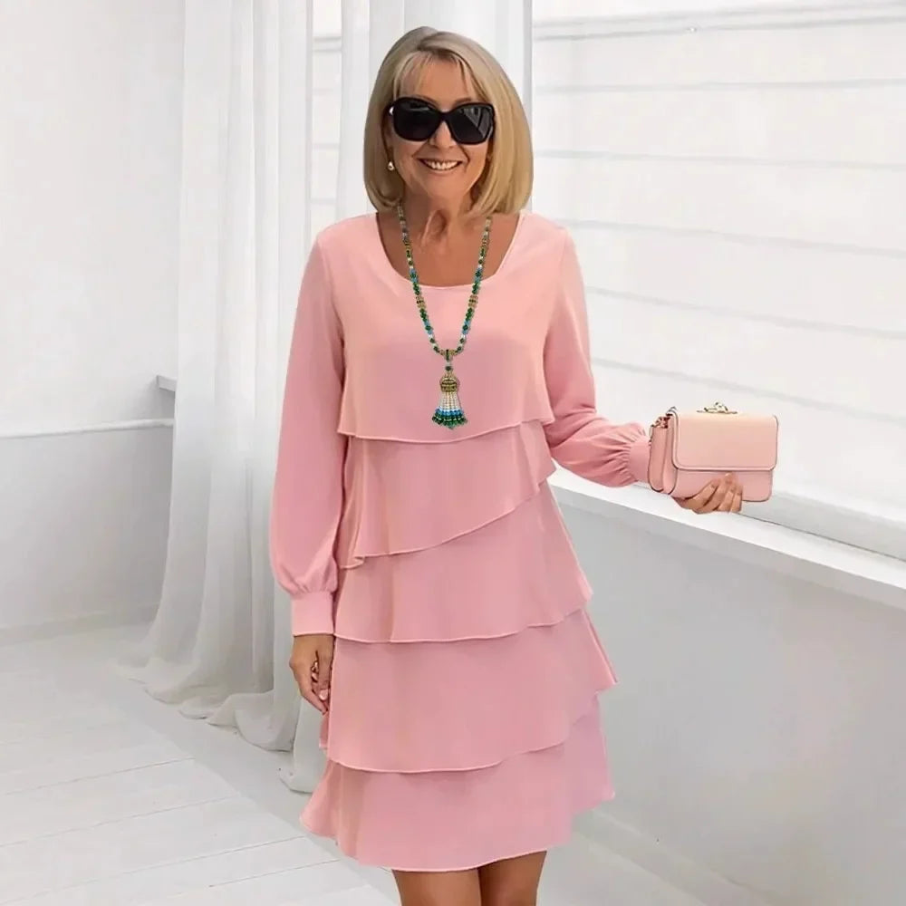 Madeleine | Elegant Flowing Dress with Ruffles