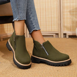 Frida – Platform Ankle Boot with Thick Sole for Autumn & Winter