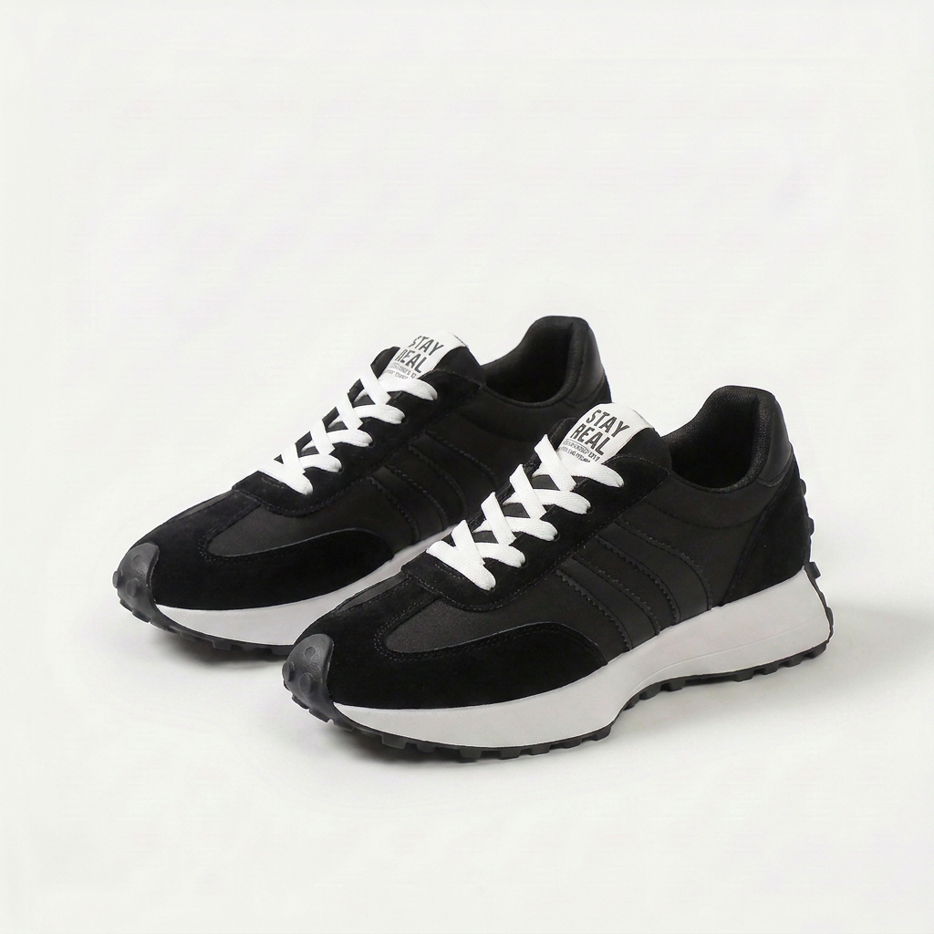 Nova – Retro Platform Sneaker with Cushioned Comfort Sole