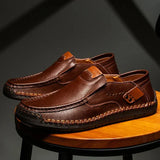 Liam | Classic Leather Loafers