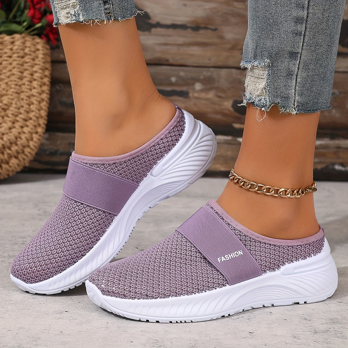 Nicole | Breathable Mule Sneakers