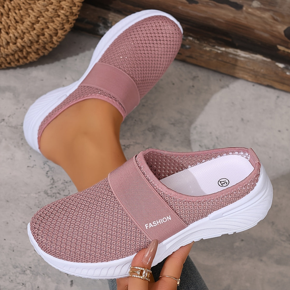 Nicole | Breathable Mule Sneakers