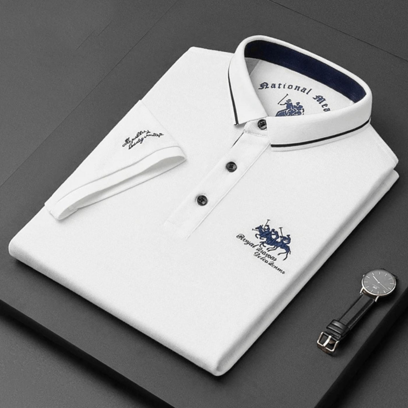 Antoine | Classic Elegant Polo Top