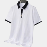 Leon | Refined Striped Polo Top
