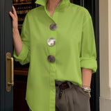 Sophie | Elegant Blouse with Large Buttons
