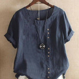 Bianca | Airy Blouse with Button Placket
