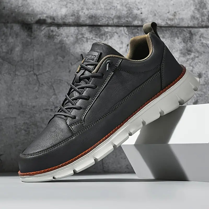 George | Leather Sneakers with Support