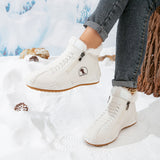 Lotte – Warm lined ankle boot with zipper & lacing