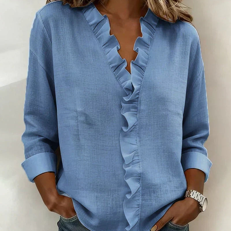Susan | Ruffled Blouse