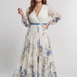 Lavinia | Long Sleeve Floral Maxi Dress