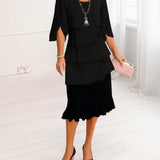 Sophie | Elegant Flowing Dress with Ruffles