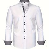 Mason | Light Elegant Shirt with Contrasting Details