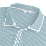 Hugo | Custom Structured Polo Mediterranean Elegance Top