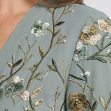 Evadne | Short Sleeve Maxi Dress