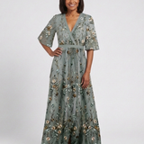 Evadne | Short Sleeve Maxi Dress