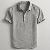 Finn | Linen Polo Top