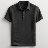 Finn | Linen Polo Top