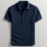 Finn | Linen Polo Top
