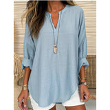 Alicia | Chic V-Neck Blouse
