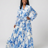 Lillian | Floral Wrap Maxi Dress