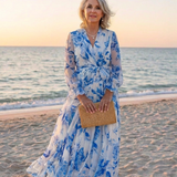 Lillian | Floral Wrap Maxi Dress