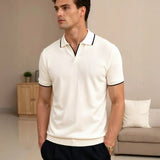 Pique | Custom Polo in with Contrasting Details Top