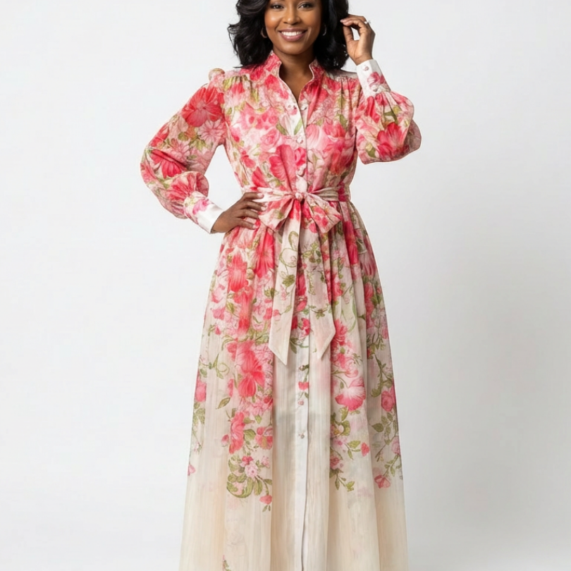 Cressida | Long Floral Maxi Dress
