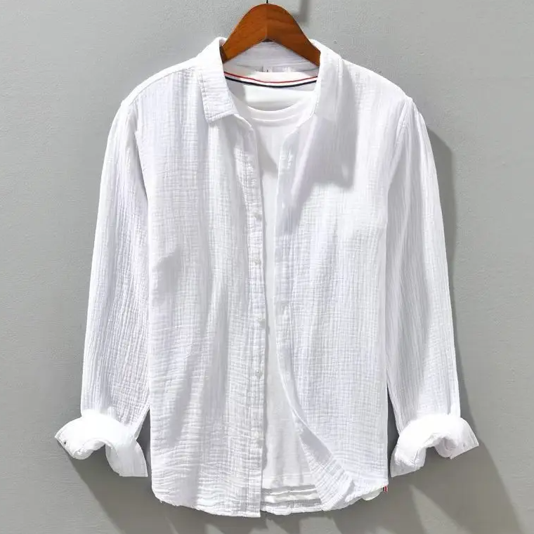 Like | Elegant Shirt in Soft Cotton Silk