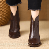 Freya | Elegant Mid-Heel Ankle Boots