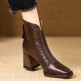 Freya | Elegant Mid-Heel Ankle Boots